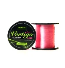 Леска нейлоновая De-Nova Carp Tackle Vertigo Pink 0,28mm 1200m