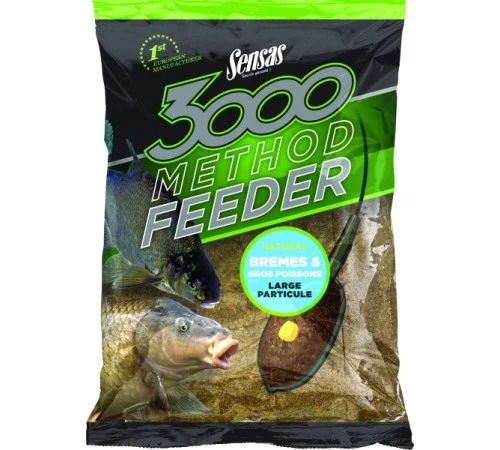 Прикормка Sensas 3000 Method Feeder Bream & Big Fish