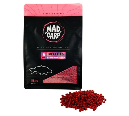 Пеллетс Mad Carp Baits Strawberry Julce 10мм