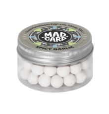 Плавающий бойл Mad Carp Baits Fluoro POP-UP Spicy Garlic 12mm