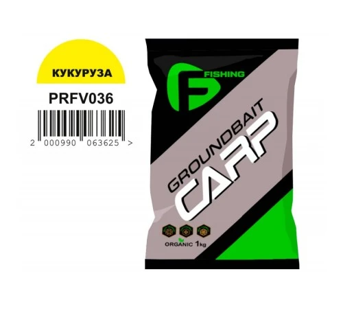 Прикормка F-FISHING CARP Кукуруза 1кг