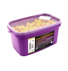 Растворимые бойлы 24мм RHINO BAITS Banana 24mm 2kg Банан