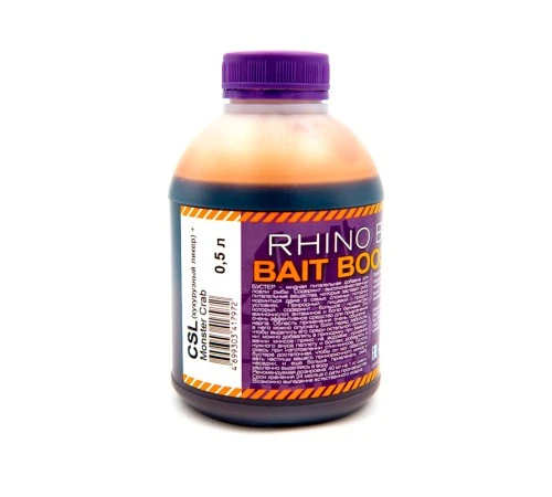 Ликвид Rhino Baits Liquid Food CSL + Monster Crab 500мл кукурузный ликер + краб и черный перец
