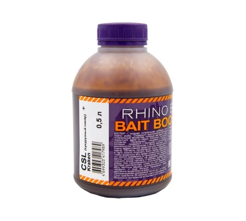 Ликвид Rhino Baits Liquid Food CSL + Kraken 500мл кукурузный ликер + кальмар и фрукты