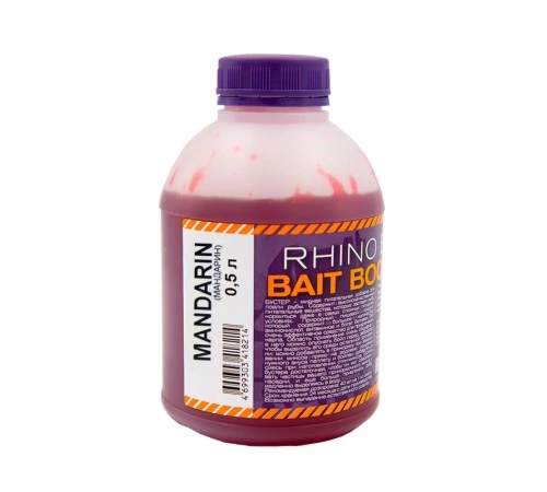 Ликвид  Rhino Baits Mandarin Bait Booster Liquid Food  500мл МАНДАРИН