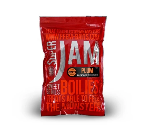 Бойлы тонущие FFEM Super Jam Boilies Plum 20mm