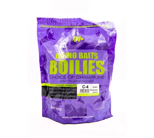 Тонущие бойлы 20мм RHINO BAITS C-4 20mm 1kg цитрус