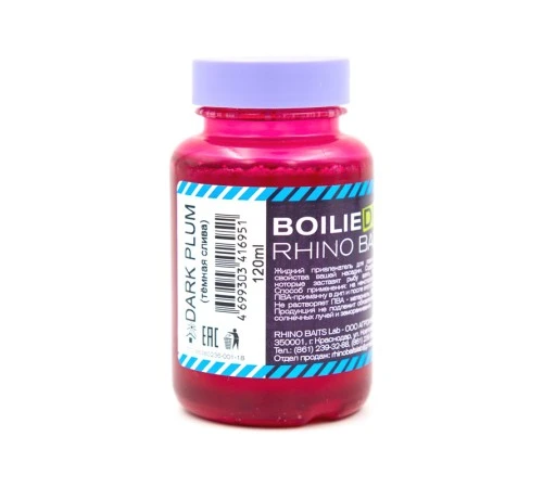 Дип RHINO BAITS Dark Plum 120ml тёмная слива