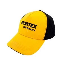 Кепка Sportex желтая с черным