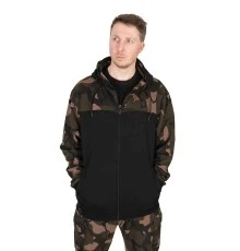 Толстовка с капюшоном Fox LW Black/Camo Split Zip Hoody