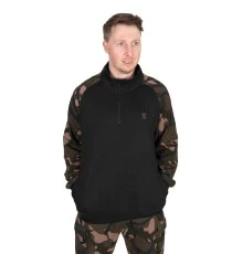 Толстовка на молнии Fox LW Black/Camo QTR Zip