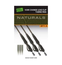 Набор готовых оснасток Fox EDGES Naturals Kwik Change Lead Clip Tubing Setup
