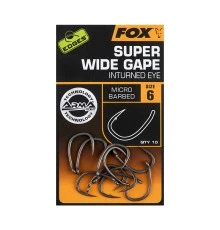 Крючки Fox EDGES™ Super Wide Gape (In-Turned Eye)