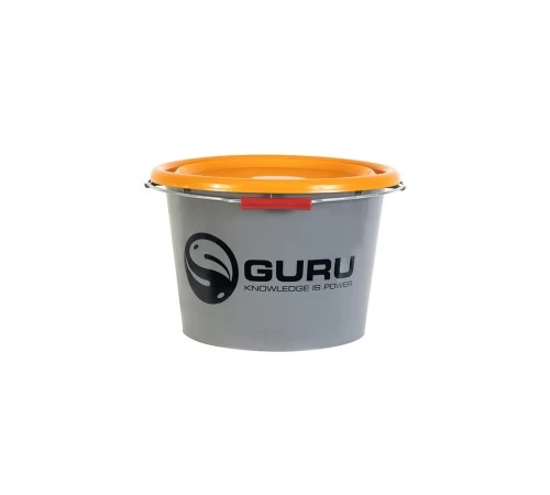 Ведро c крышкой серое GURU Bucket 19л