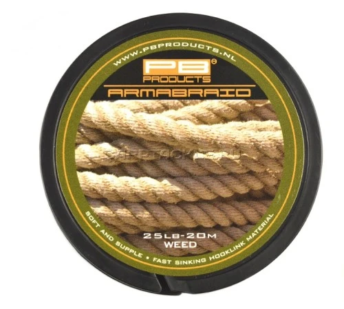 Поводковый материал PB Products Armabraid Weed 25lb