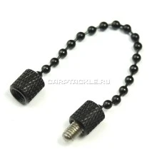 Цепочка Cygnet Clinga Balls Black + Black Ends 3inch 75mm