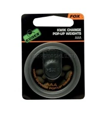 Быстросъемные грузики для огрузки  Fox EDGES Kwik Change Pop Up Weights - AAA