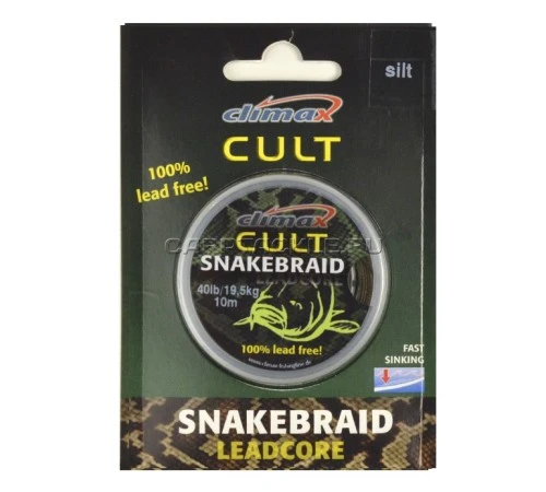Ледкор без сердечником Climax CULT SnakeBraid 40lb 10m