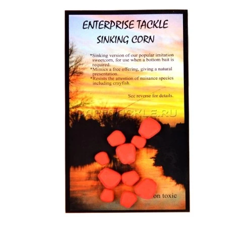 Искусственная тонущая кукуруза Enterprise Tackle Sinking Sweetcorn Red