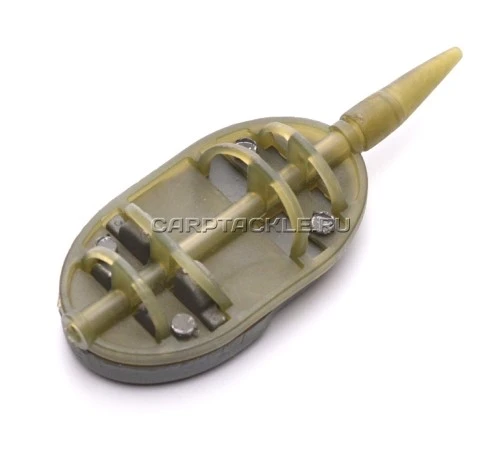 Кормушка методная средняя 30гр Preston In-Line Flat Method Feeder L
