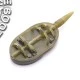 Кормушка методная средняя 30гр Preston In-Line Flat Method Feeder L