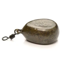 Грузило 113гр плоская грушевидная форма Korda Flat Pearl Swivel 4.0oz