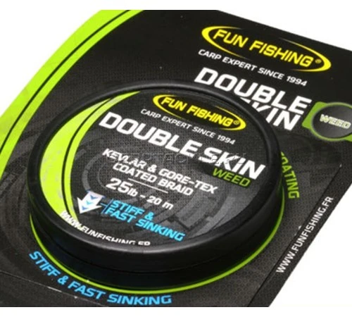 Поводковый материал цвет глина Fun Fishing Double Skin 25lbs Clay 20m