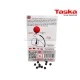 Бусинки для балансировки крючков Taska Baseline Tungsten Withy Curve Bead размер 6-2