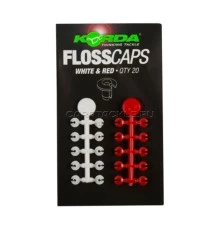 Стопор для бойлов Korda Floss Caps White/Red