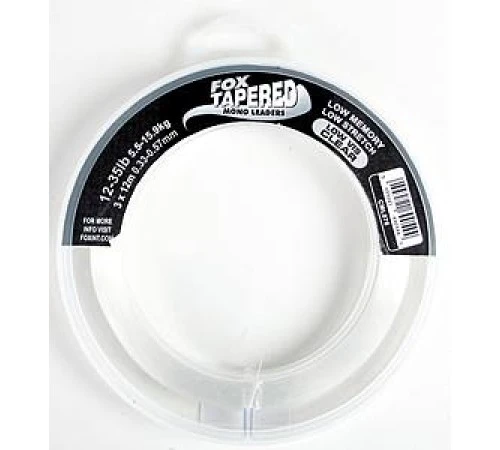 Конусный моно-лидер FOX Tapered 3x Clear Leader 15-45lb