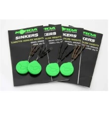 Огрузка для крючка Korda Sinkers Tungsten Hooking Weights Green - Medium