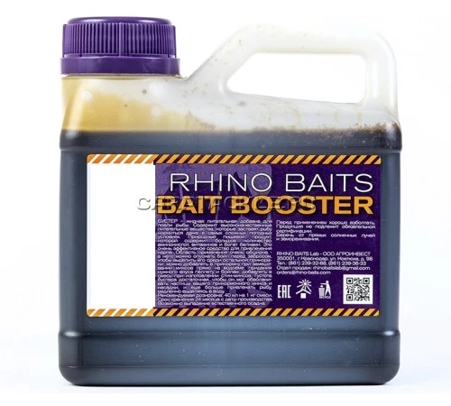 Ликвид Rhino Baits Biat Booster Dark Plum тёмная слива 1.2 литра